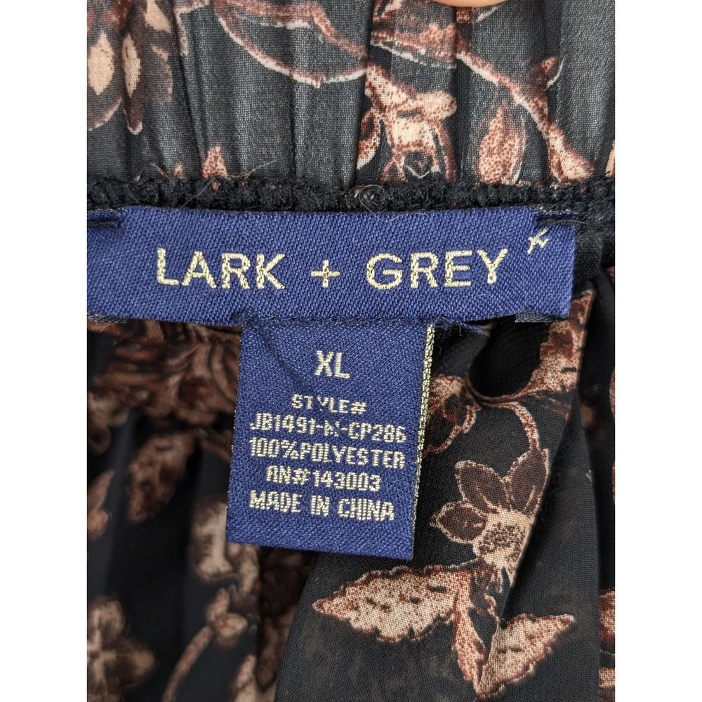 Vintage Y2K Floral Fairy Grunge Maxi Skirt Size XL Brown Cottagecore Earthy Boho - Picture 5 of 9